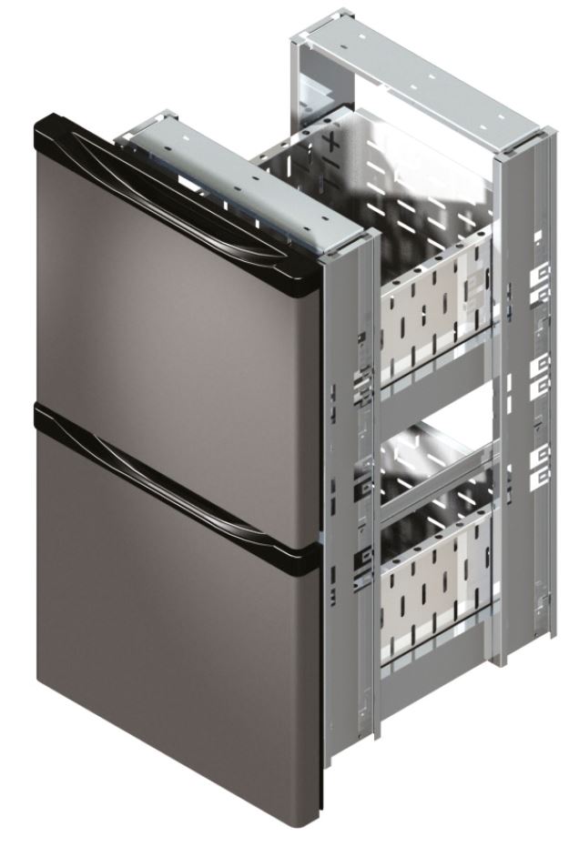 Tiroir pour arrière de bar 1/2 - 1/2 A.C.L - TFGB2