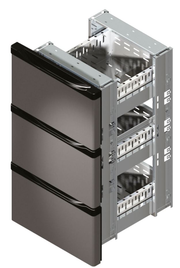 Tiroir pour arrière de bar 1/3 - 1/3 - 1/3 A.C.L - TFGB3