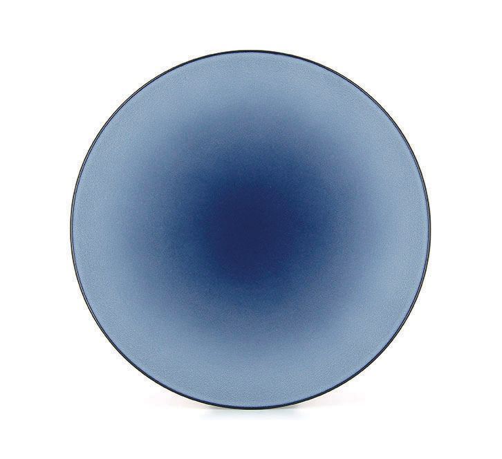 Assiette de présentation Equinoxe bleu 31.5 cm Revol