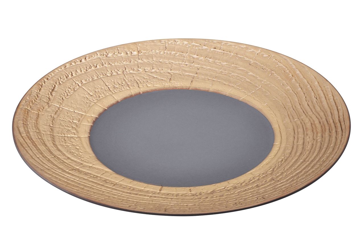 Assiette de présentation Arborescence noir or 31 cm Revol