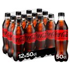 Coca-Cola sans sucres 50 cl PET