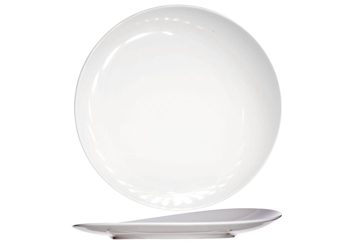 Assiette plate ronde Festivo ivoire 27 cm