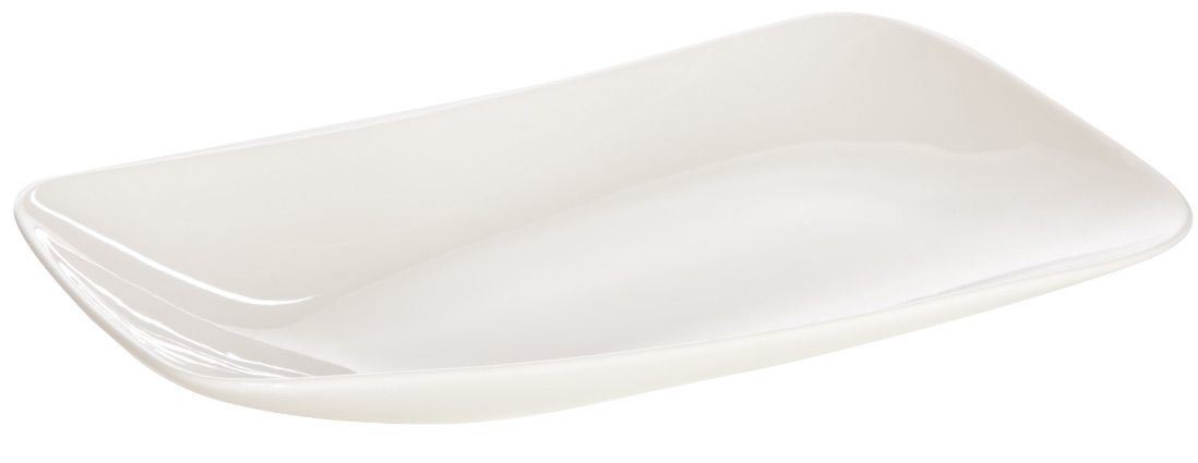 Assiette plate rectangle Futuro ivoire 24 x 13 cm Cosy for Pro