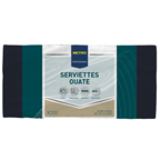 METRO PROFESSIONAL Serviette 2 plis noir 24 x 24 cm x 200