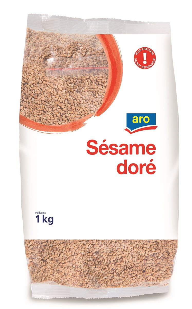 aro Graines de sésame doré 1 kg