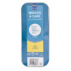 METRO PROFESSIONAL 50 moules à cake en aluminium 23.3 x 10.4 cm