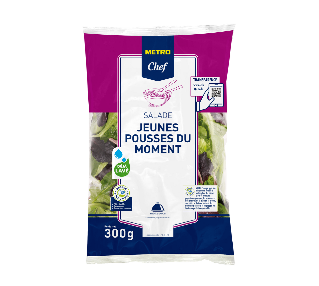 METRO Chef Jeune pousse du moment UE/HUE sachet 300 g