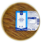 METRO Chef Filets d'anchois salés allongés à l'huile de tournesol 800 g