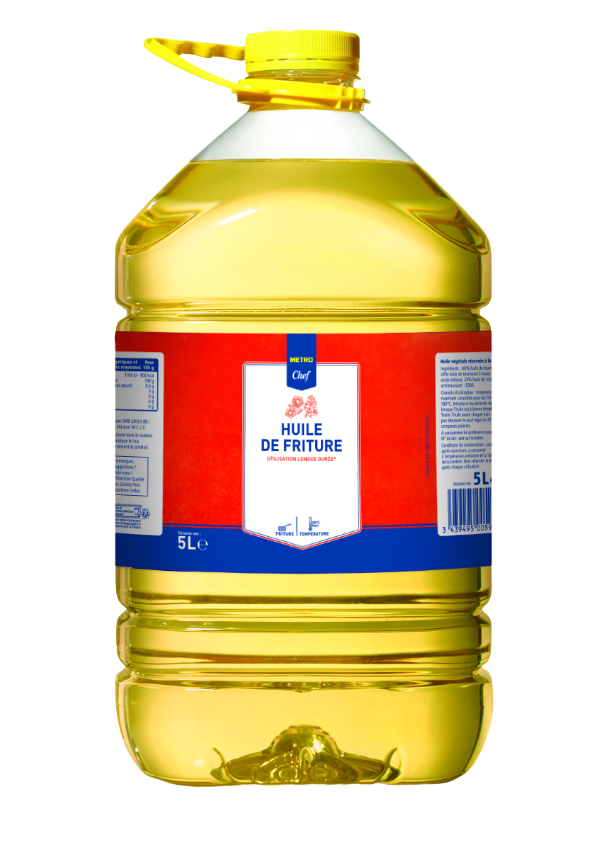 METRO Chef Huile de friture 5 L
