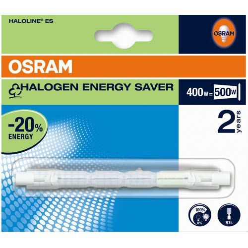 Ampoule crayon halogène éco 400 W Osram