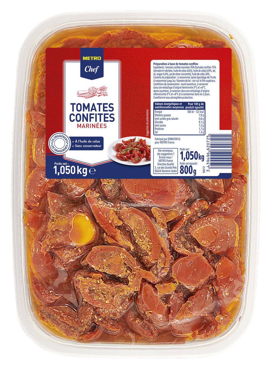 METRO Chef Tomates confites marinées 1Kg