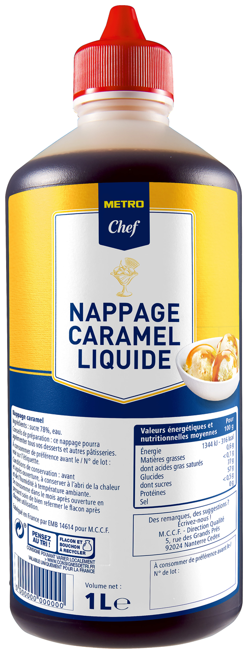 METRO Chef Caramel liquide 1 L