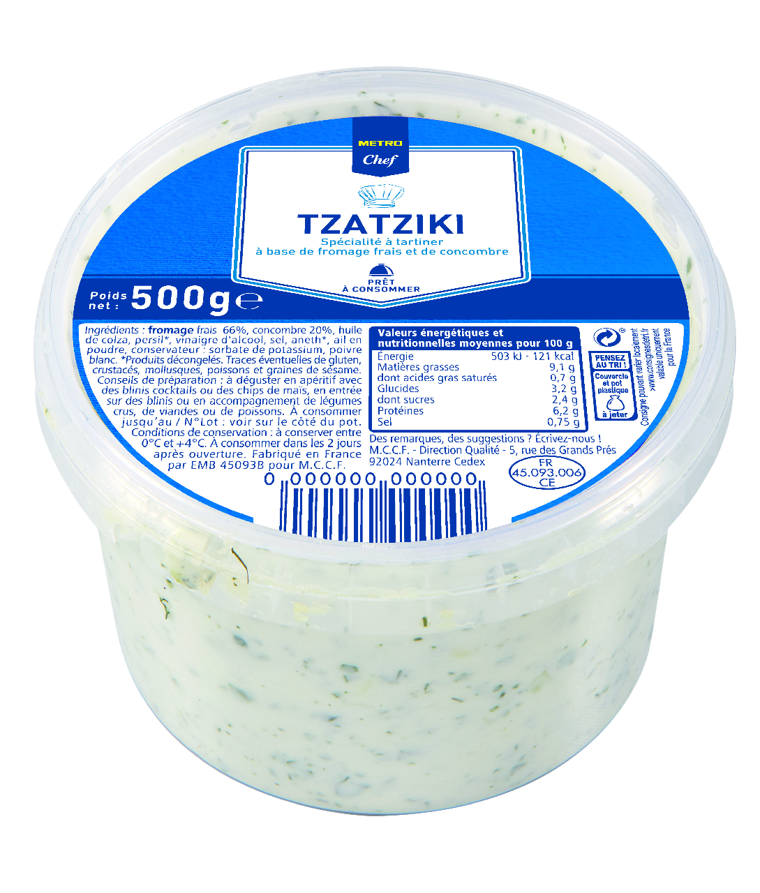 METRO Chef Tzatziki 500 g