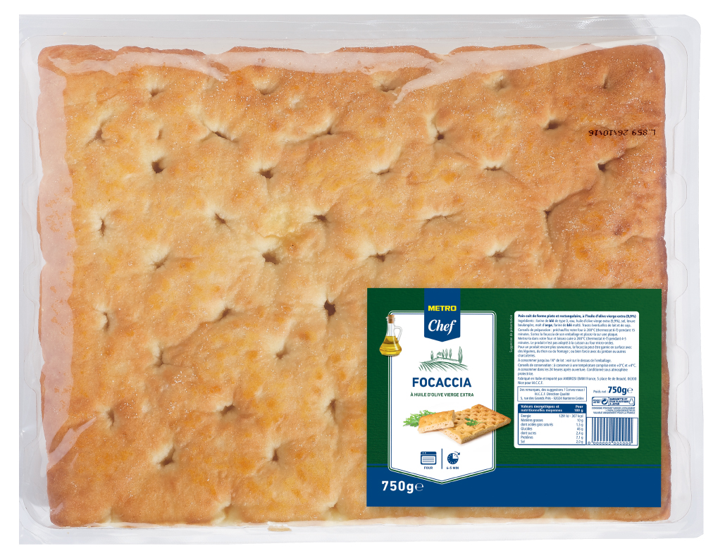 METRO Chef Focaccia classique 750 g