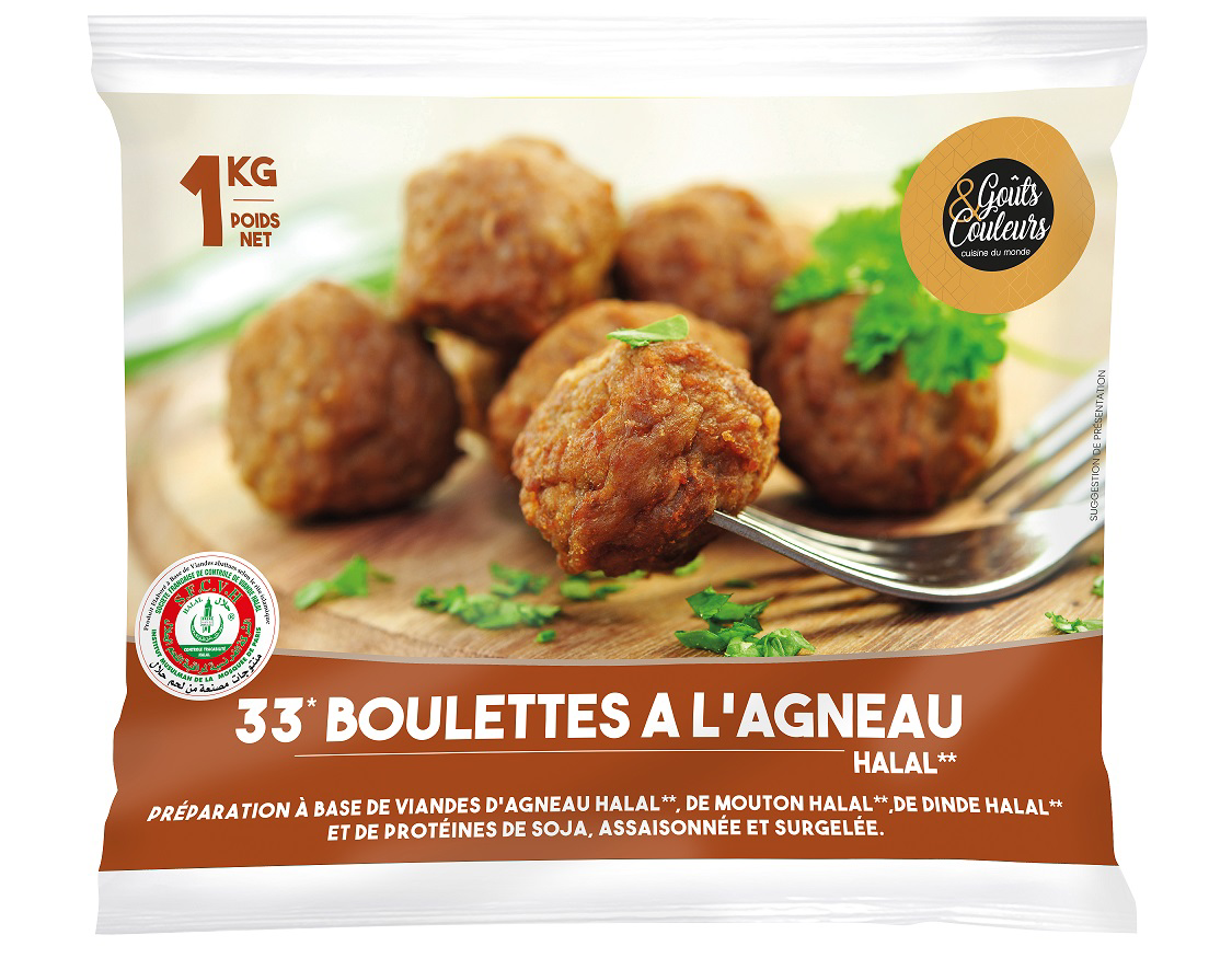 Boulettes à l'agneau Halal 1 kg