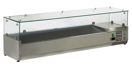 Vitrine réfrigérée 5 bacs GN1/3 et 1 bac GN1/2 GHS1600 METRO Professional