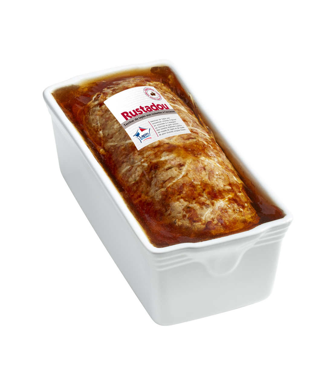 Rustadou Terrine de lapin aux noisettes à l'ancienne 