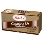 Sebalce Gélatine Or 500 feuilles 200 Bloom 1 KG