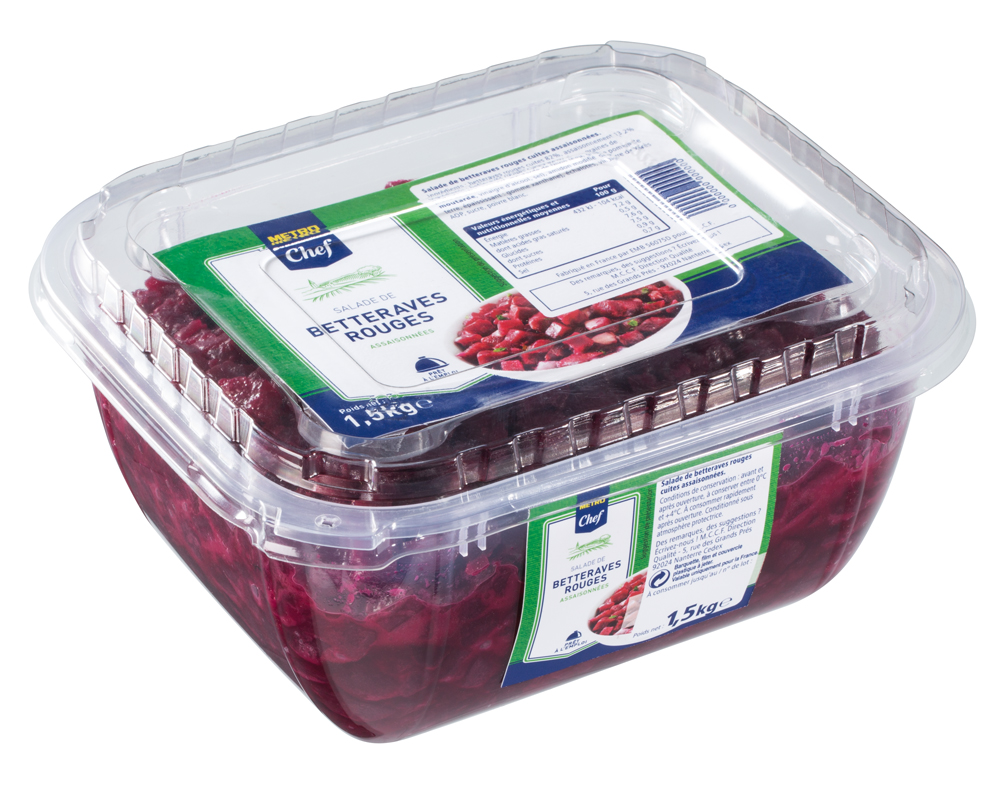 METRO Chef Betteraves rouges en dés 1.5 kg