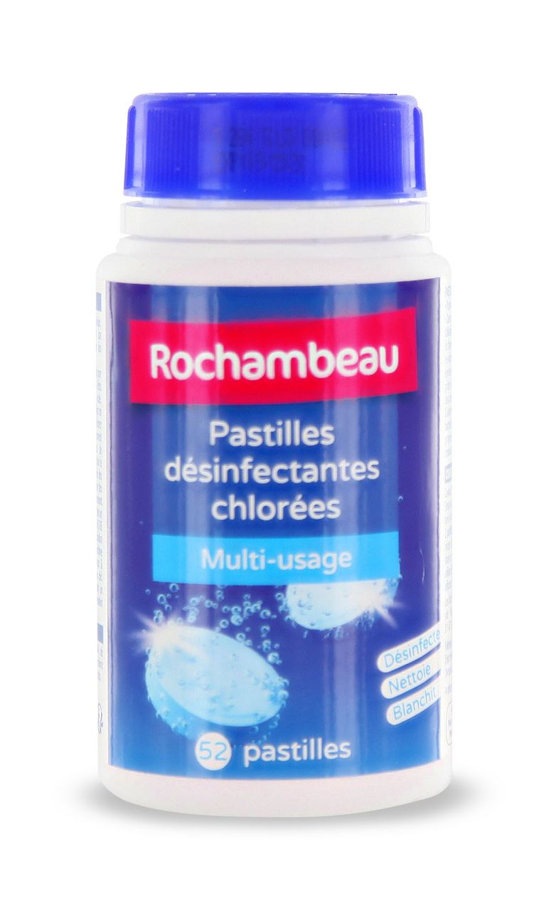 Pastille désinfectante chlorée x 52 Rochambeau