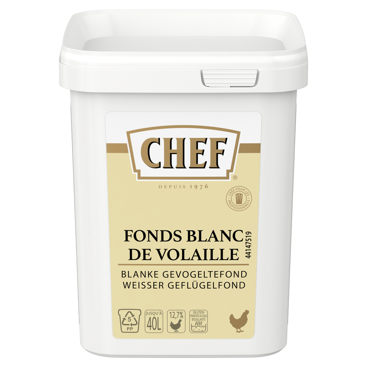 CHEF Fonds blanc de volaille 800 g