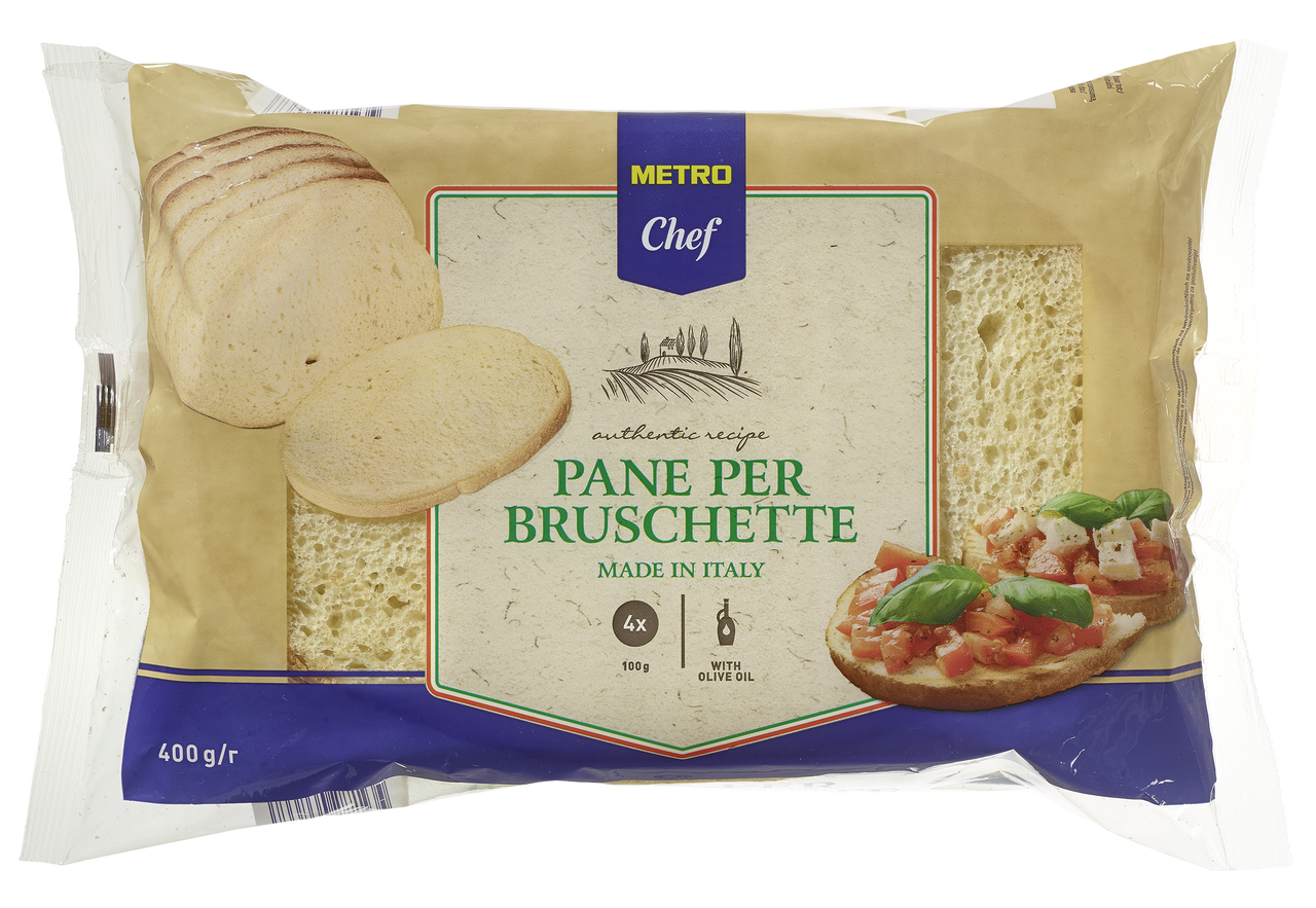 METRO Chef 4 Pain pour bruschetta 400 g 
