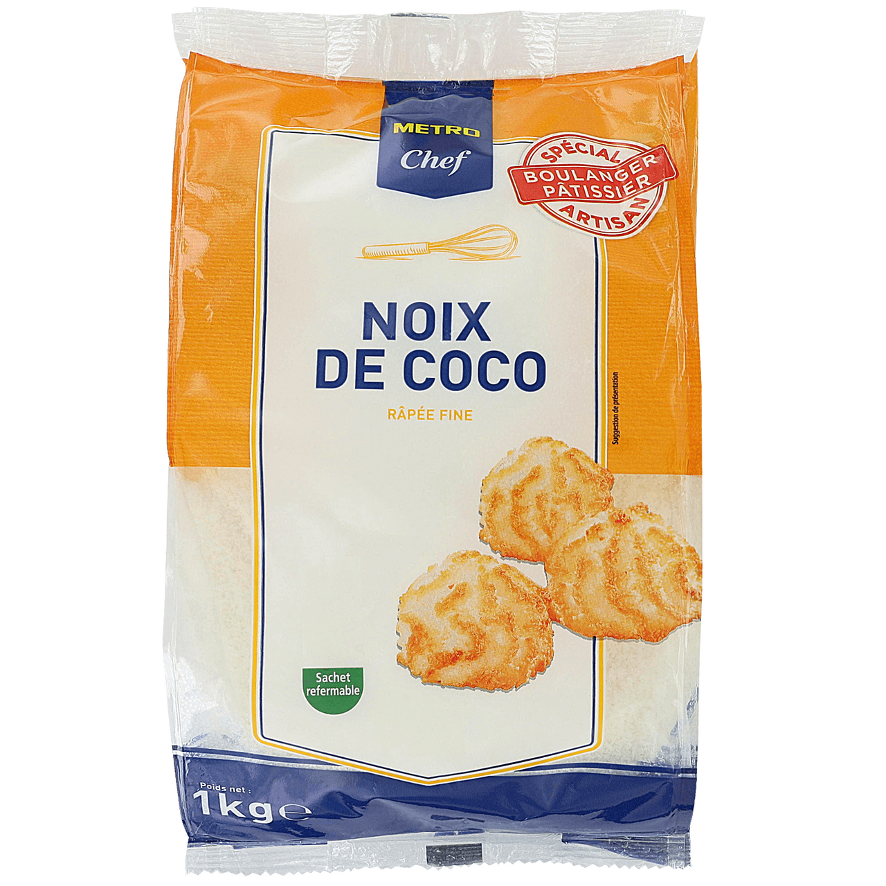 METRO Chef Noix de coco râpée 1 kg