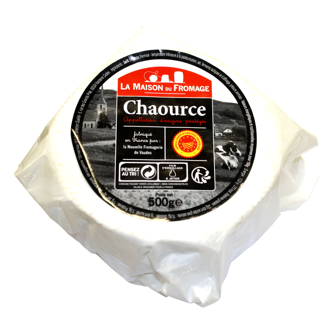 LA MAISON DU FROMAGE Chaource AOP 500 G