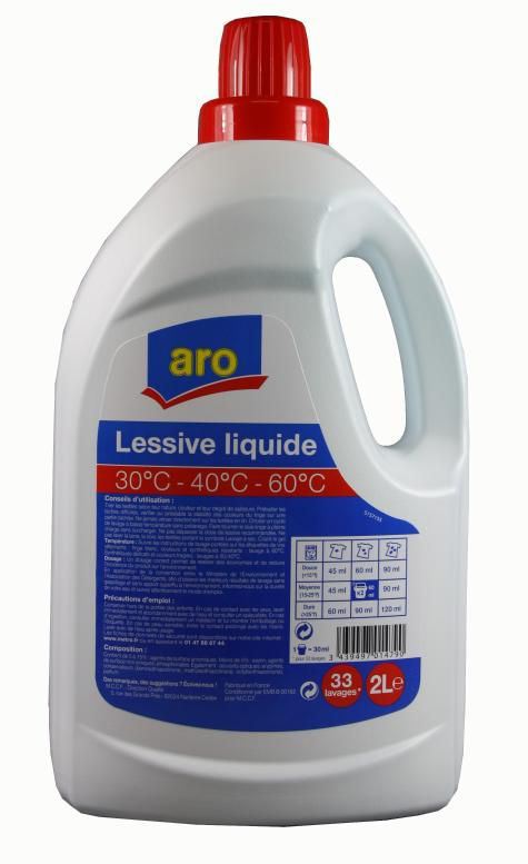 Lessive liquide 2 L Aro