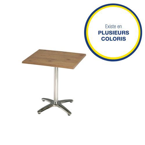 Table de restaurant avec pied Almata 70 x 70 cm (coloris au choix)