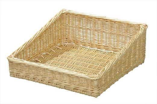 Présentoir à pain viennoiserie osier 50 x 50 cm Vannerie de Villaines