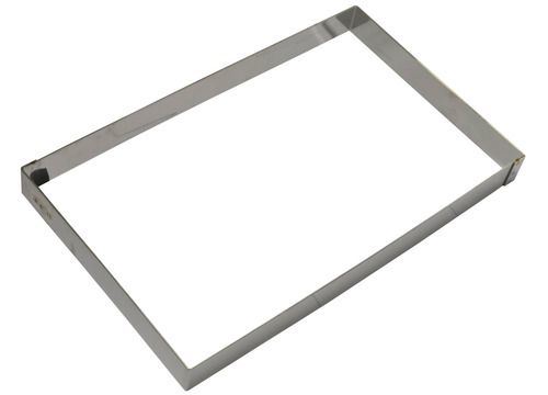 Cadre mousse inox rectangle 50.9 x 30.7 cm H.4.5 cm Gobel