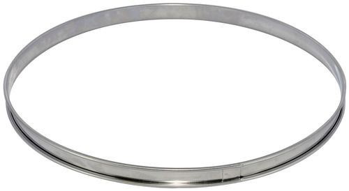 Cercle à tarte inox rond 32 cm H. 2 cm Gobel