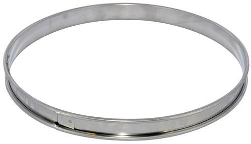 Cercle à tarte inox rond 22 cm H. 2 cm Gobel