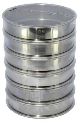 Cercle à tarte inox rond 9 cm H2 cm x 6 Gobel