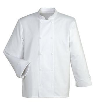 Veste de cuisine blanche manches longues H-Line T.S