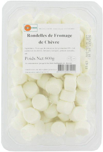Fromacoeur Rondelles de chèvre spécial traiteur 600 g