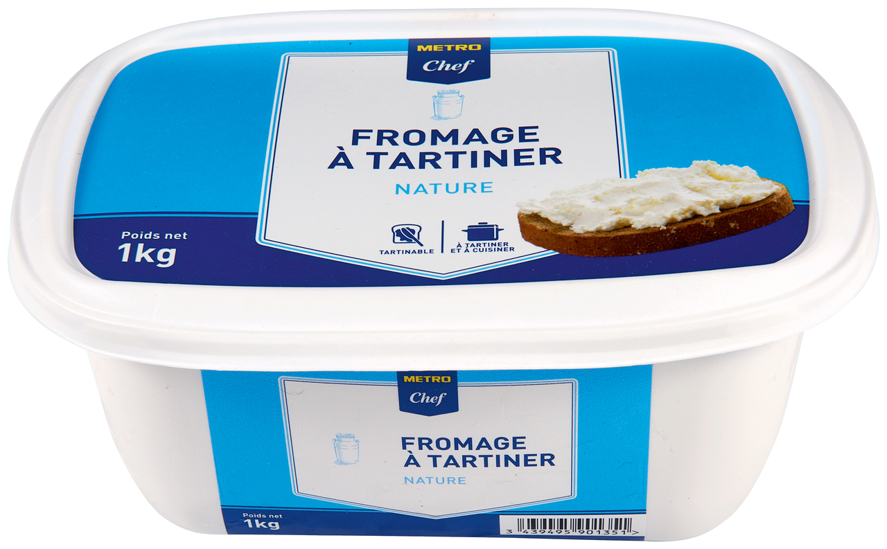 METRO Chef Fromage à tartiner nature 1 kg
