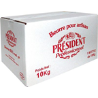 PRESIDENT Professionnel Beurre doux d'incorporation 82% MG 10 kg