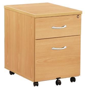 Caisson mobile 2 tiroirs Scénario merisier