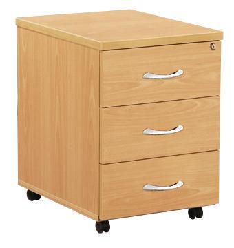 Caisson mobile 3 tiroirs Scénario hêtre