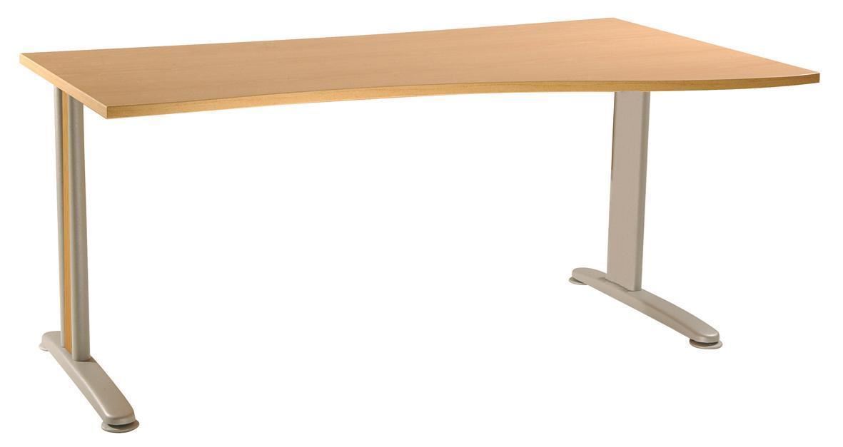 Bureau opérationnel retour gauche Scénario merisier L.160 cm