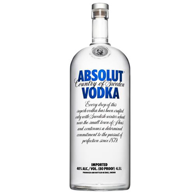 Vodka Absolut Blue 40 4 5 L Metro Vodka Absolut Blue 40 4 5 L Metro