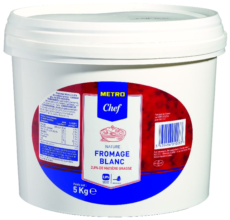 METRO Chef Fromage blanc 2,8% MG 5 kg