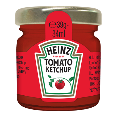 Sauce Ketchup 80 X 33 Ml Heinz Metro