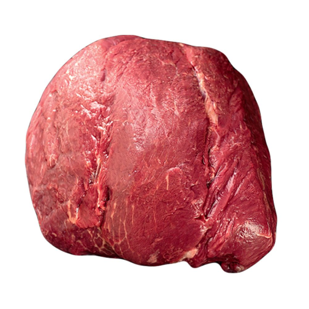 Cœur de rumsteak de viande bovine prêt à découper sous vide UE