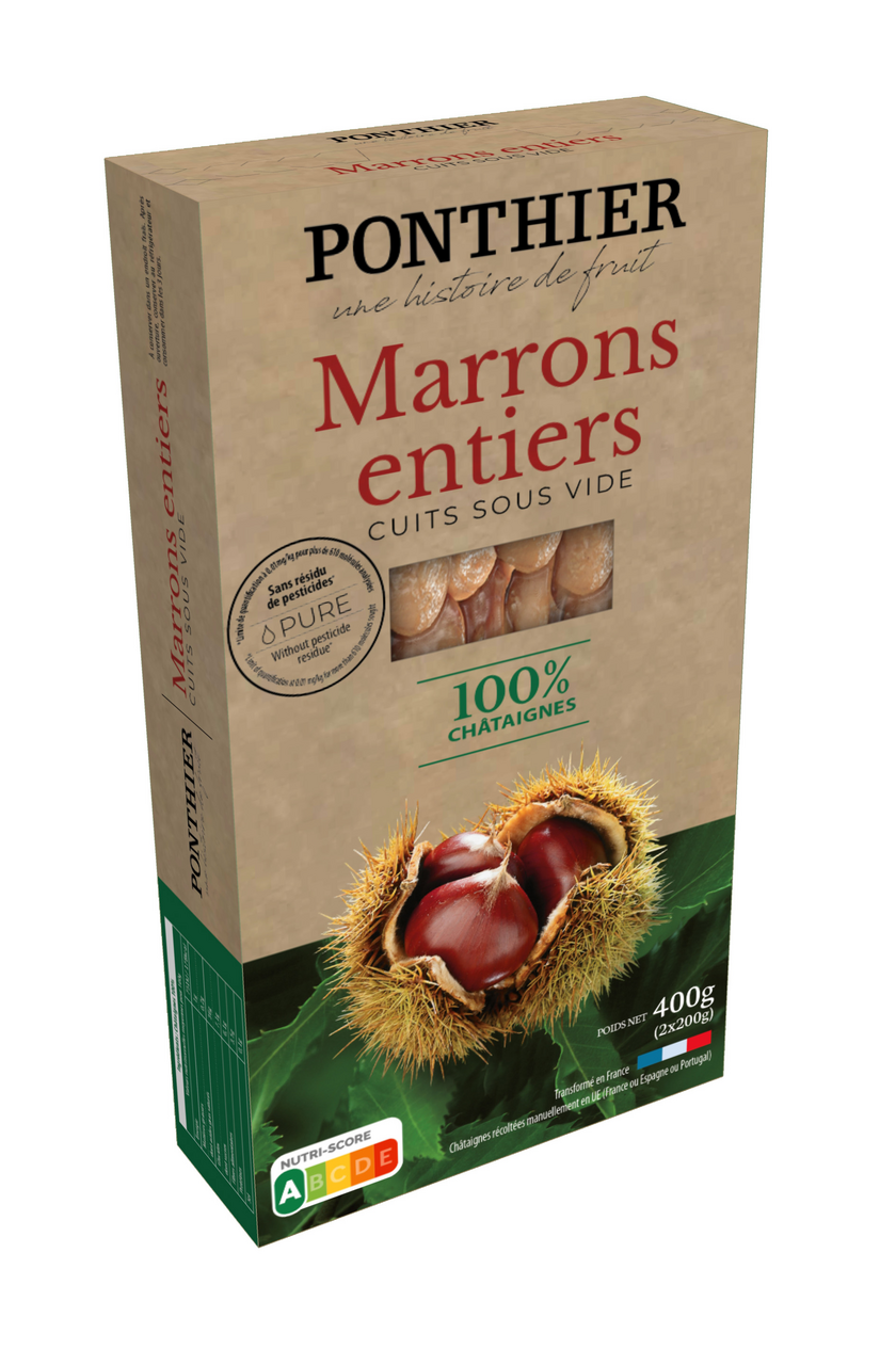 Châtaigne cuite pelée France 400 g