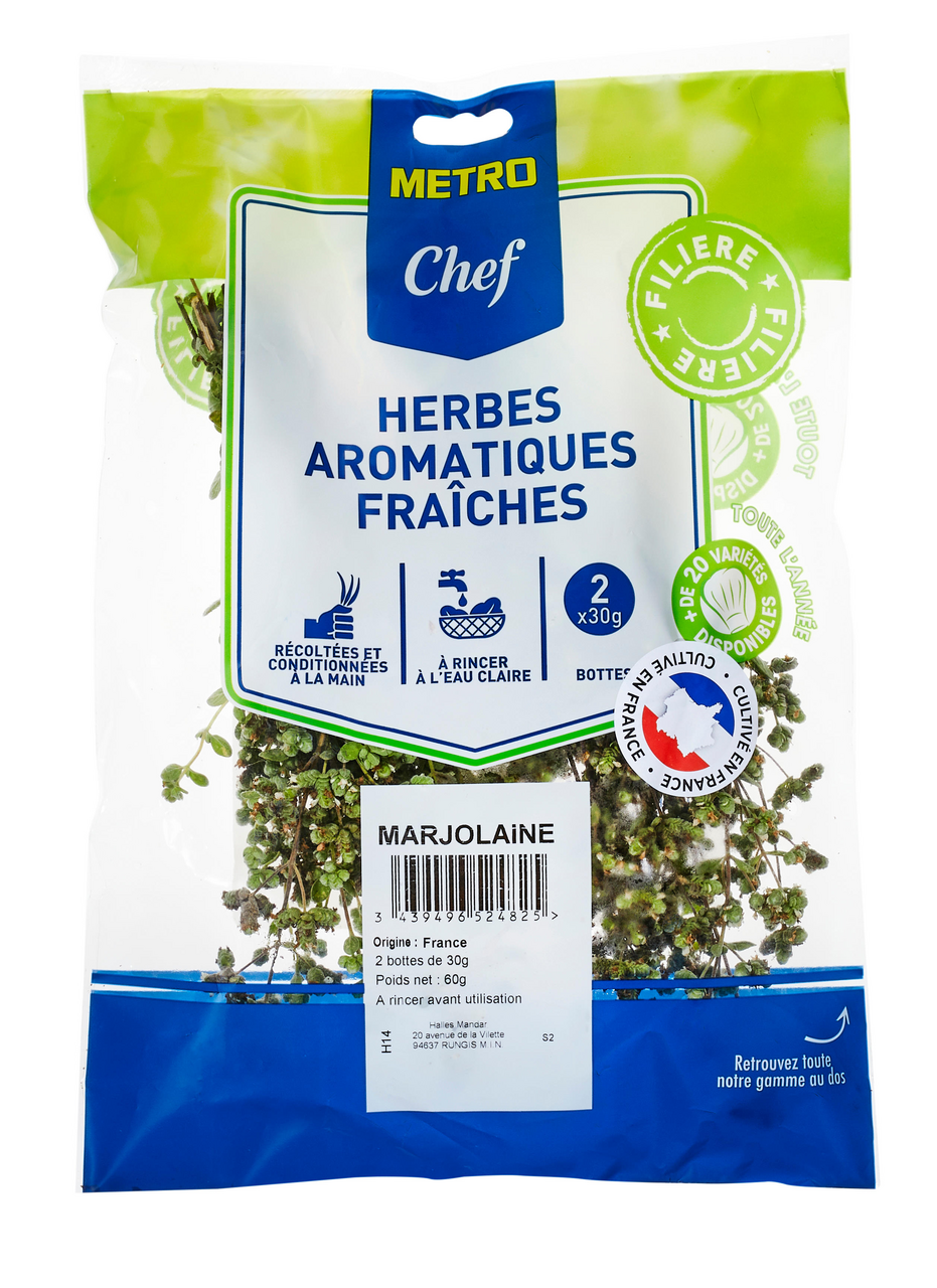 METRO Chef Marjolaine France, Italie, Espagne, Maroc, Israël, Kenya botte de 30 g