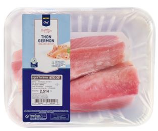 Germon METRO Chef Le filet de thon germon se distingue par une chair claire ...