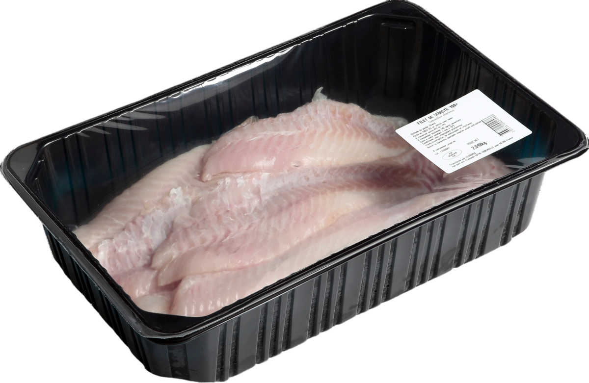 Filet Sebaste Marinus calibre 100/+ sous atmosphère pêchée en Atlantique Nord Est barquette 2kg